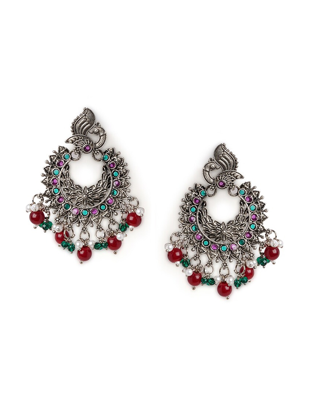 

HOT AND BOLD Gold-Plated Contemporary Chandbalis