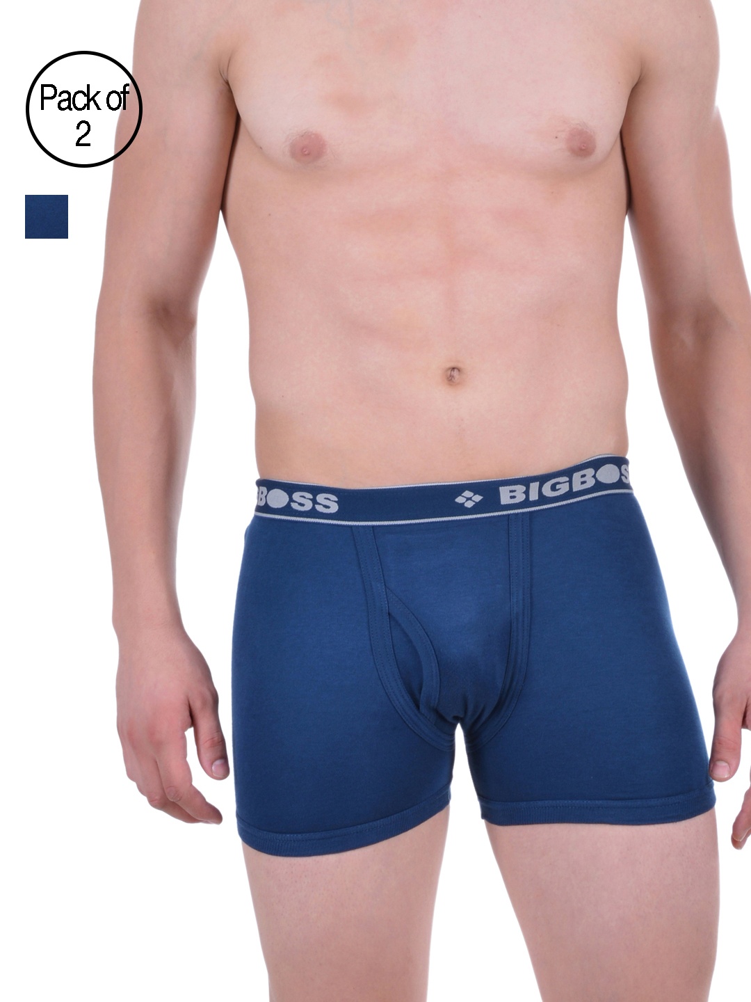 

Dollar Bigboss Men Pack of 2 Trunks MDTR-13-R1-PO2-AFB, Navy blue