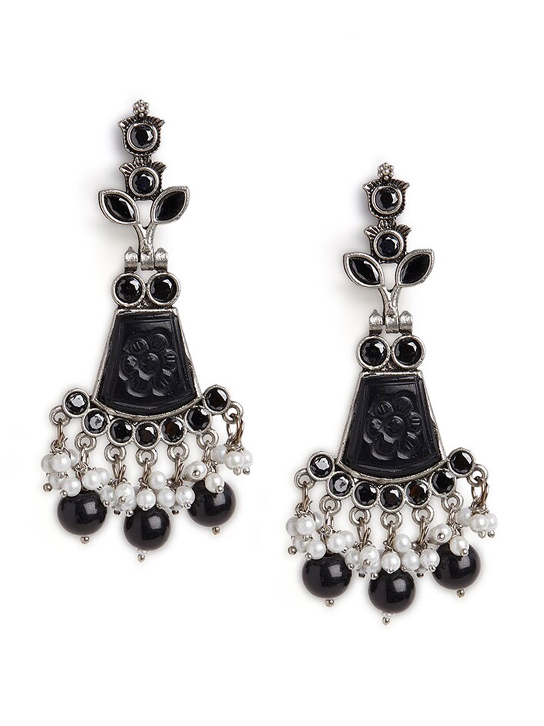 

HOT AND BOLD Gold-Plated Contemporary Drop Earrings