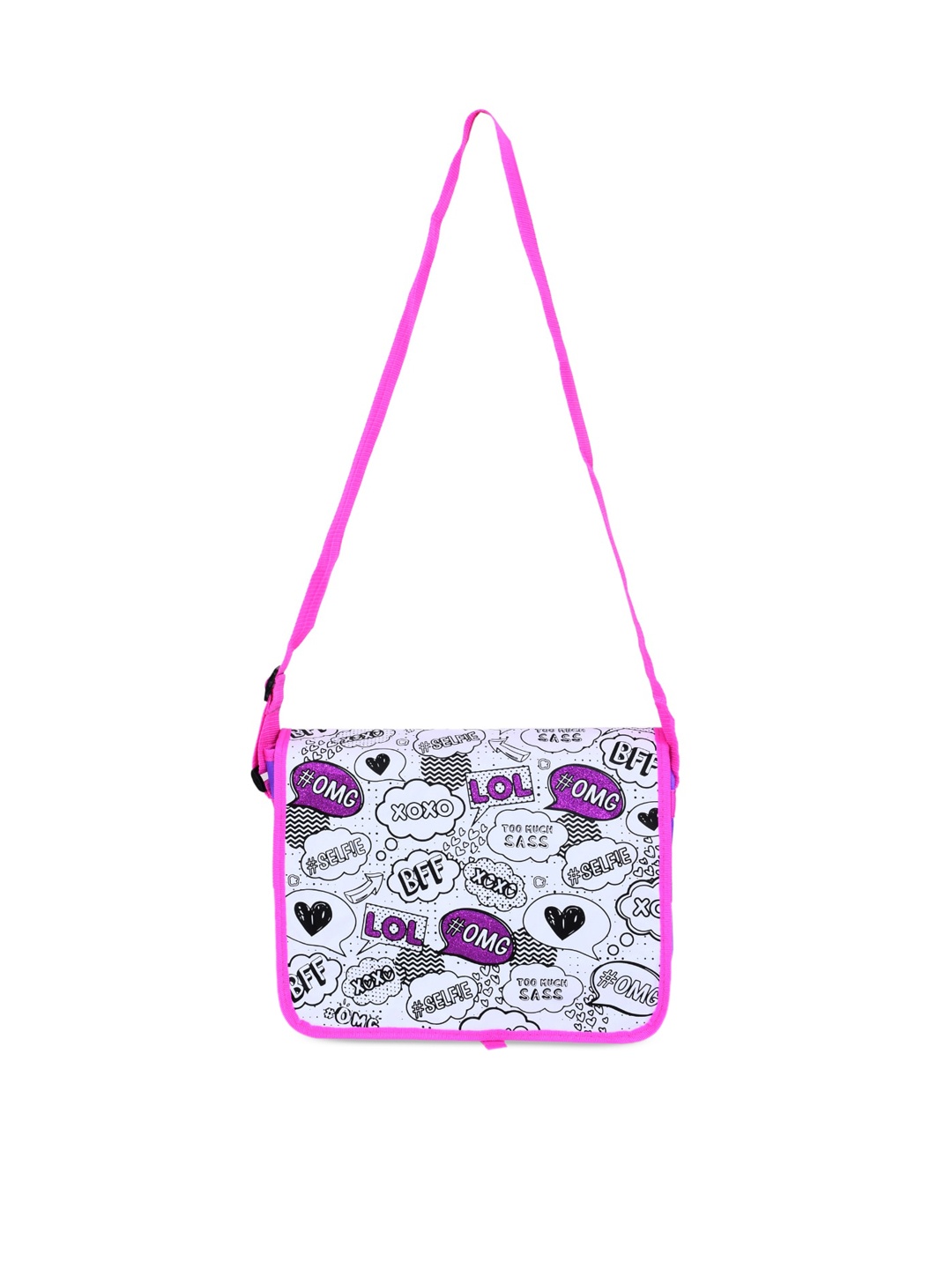 

Mirada Kids Colors With Shoulder Strap Bag, Pink