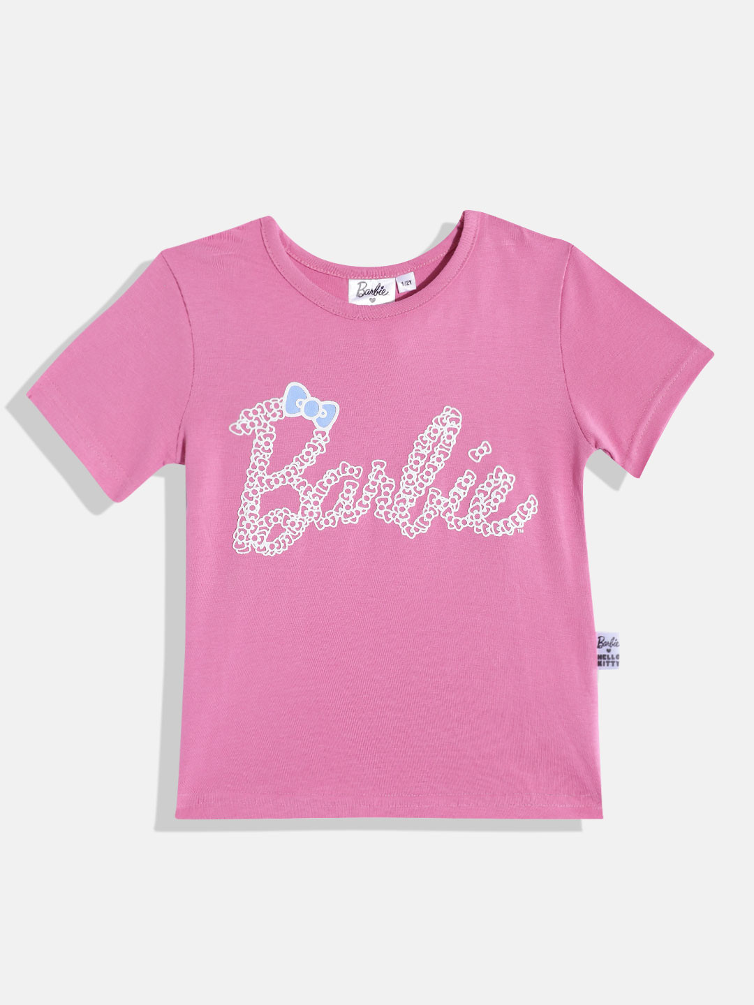 

Eteenz Girls Typography Printed T-shirt, Assorted