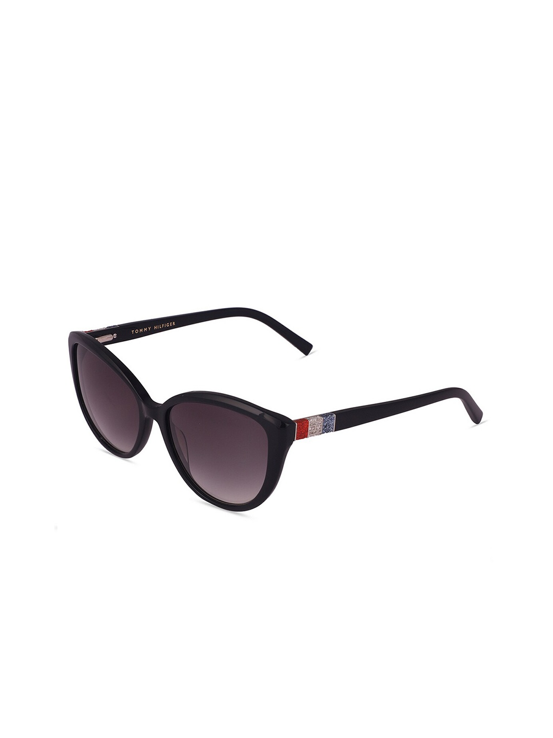 

Tommy Hilfiger Women Lens & Cateye Sunglasses with UV Protected Lens, Grey