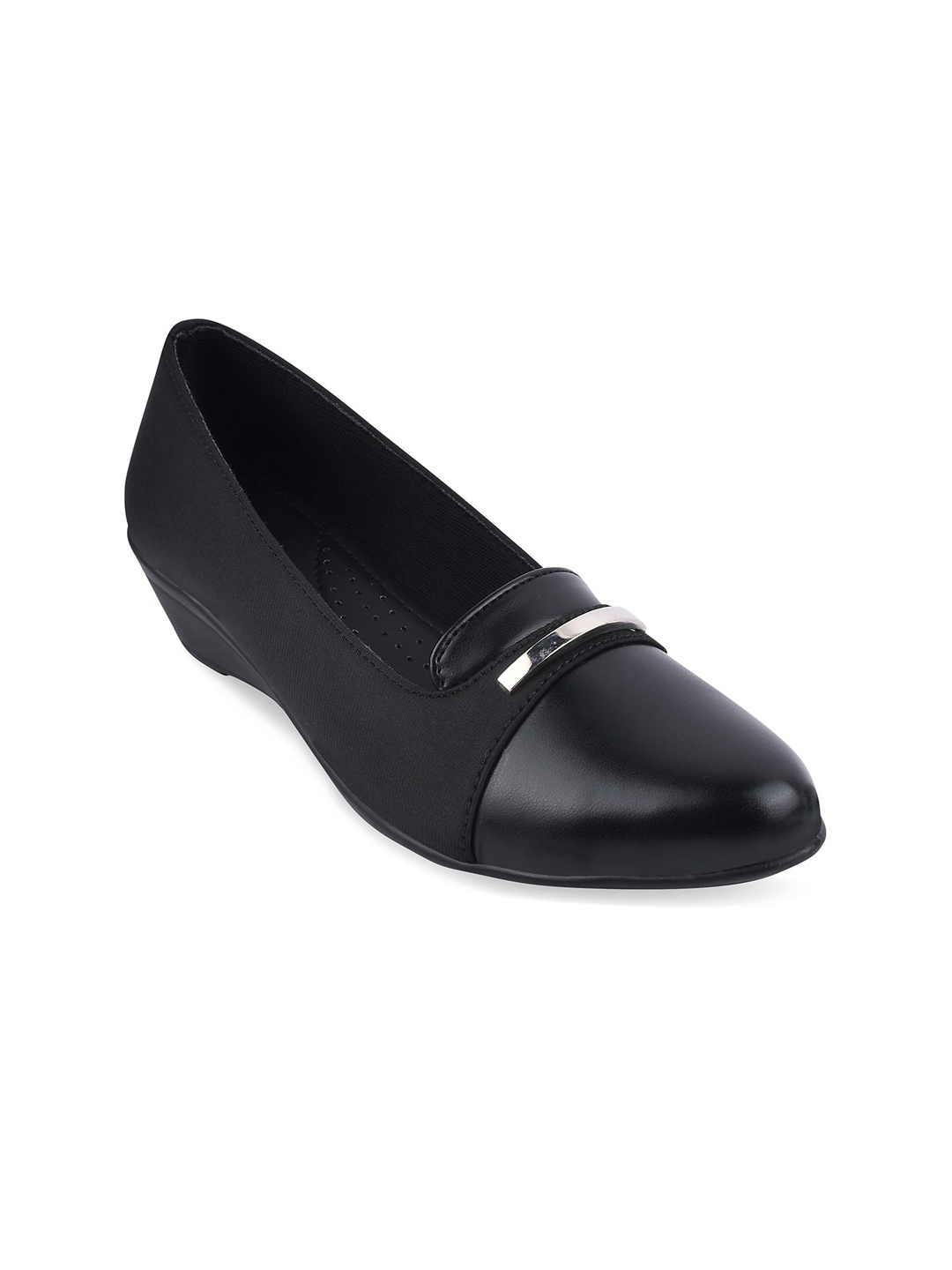 

DressBerry Black Wedge Pumps Heels