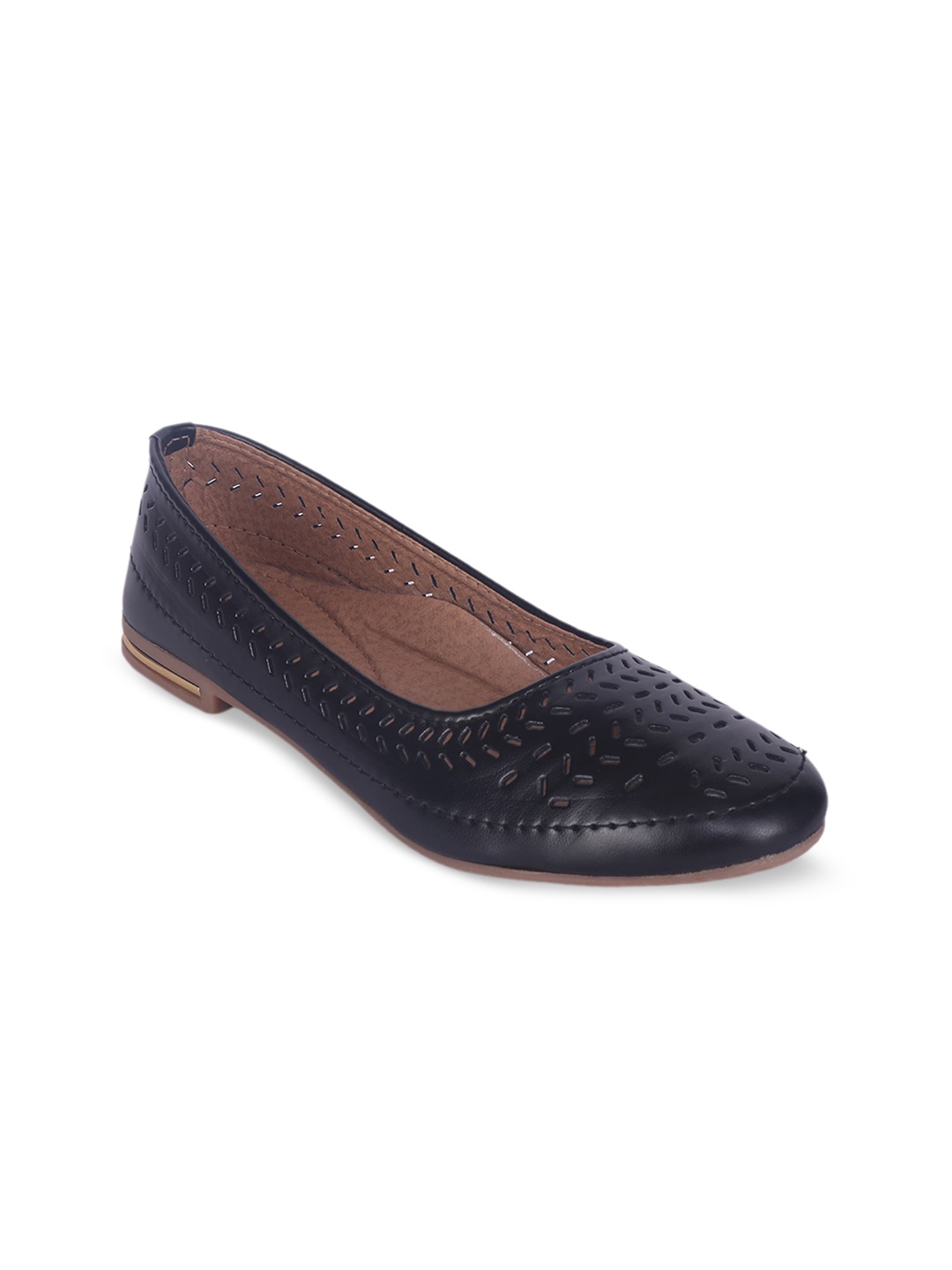 

DressBerry Black Laser Cuts Ballerinas