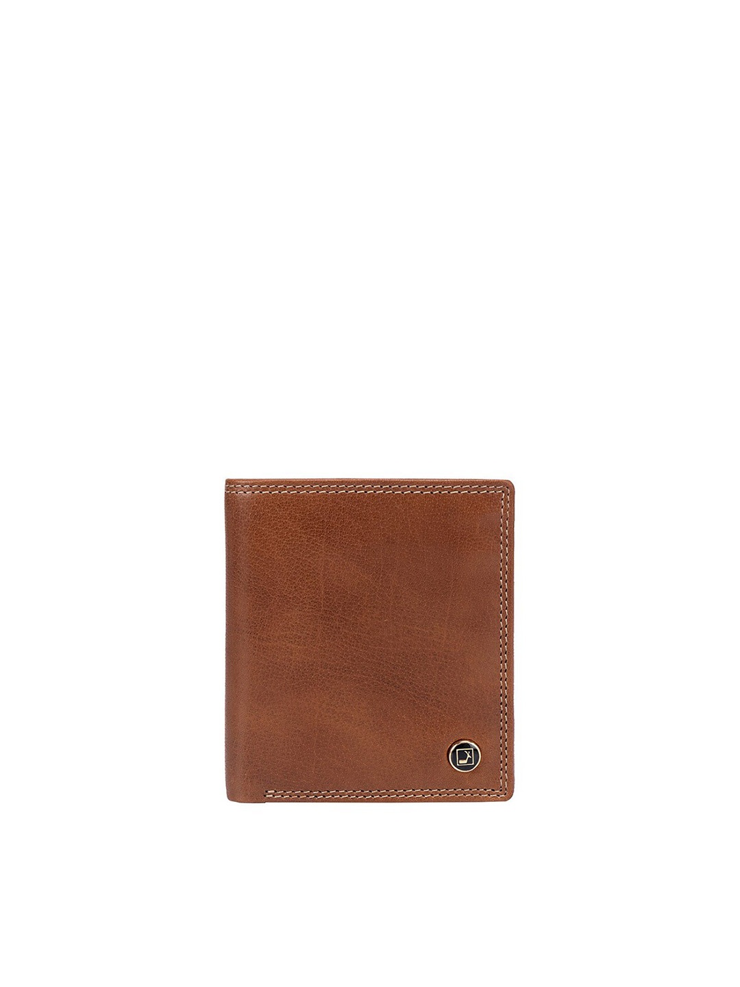 

Da Milano Leather Two Fold Wallet, Brown