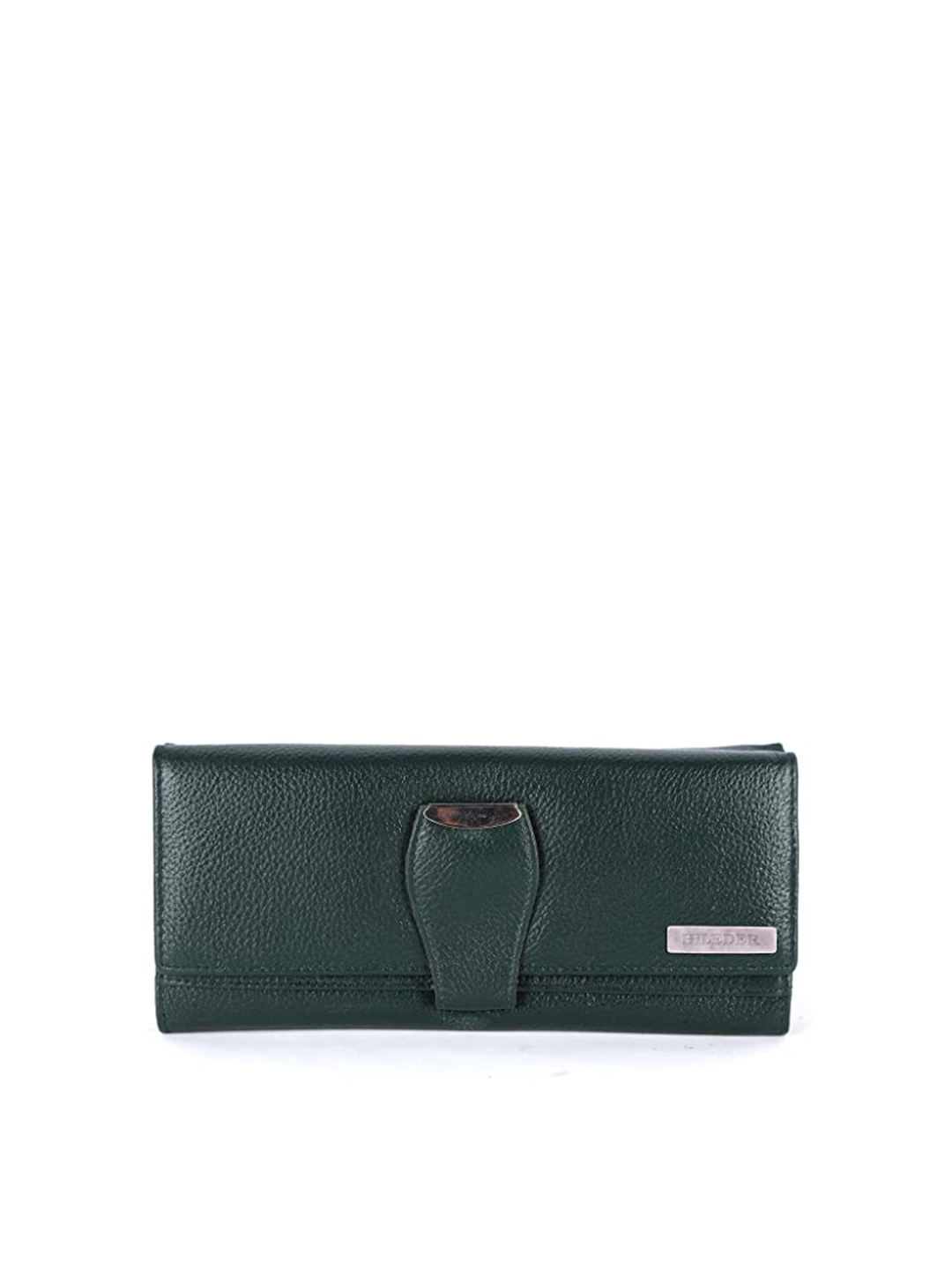 

HiLEDER Leather Textured Purse, Green