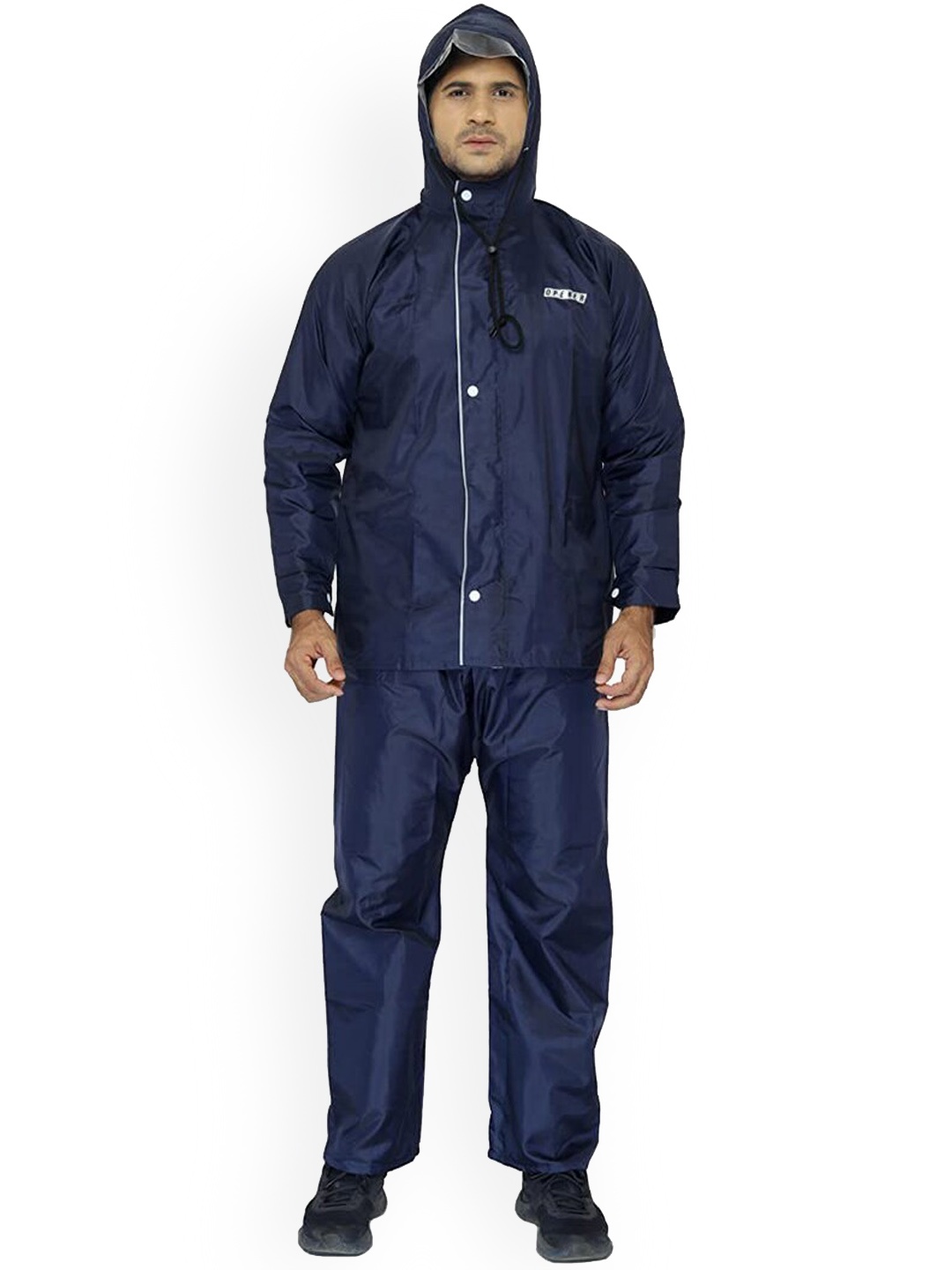 

THE CLOWNFISH Reversible Double Layer Rain Suit, Blue