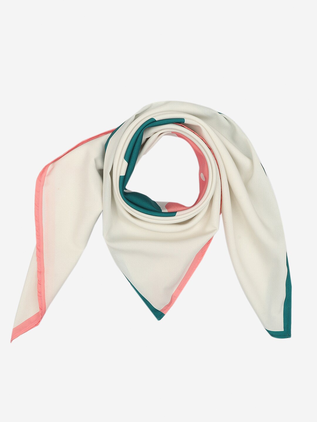 

Beau Design Women Printed Scarf, Peach