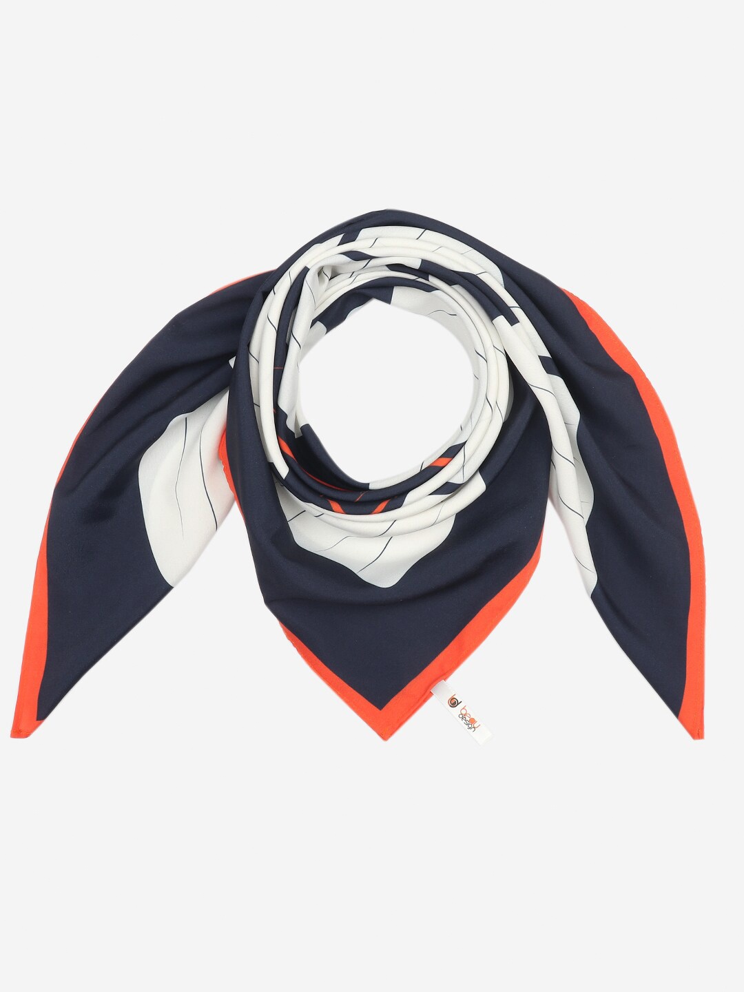 

Beau Design Women Printed Scarf, White