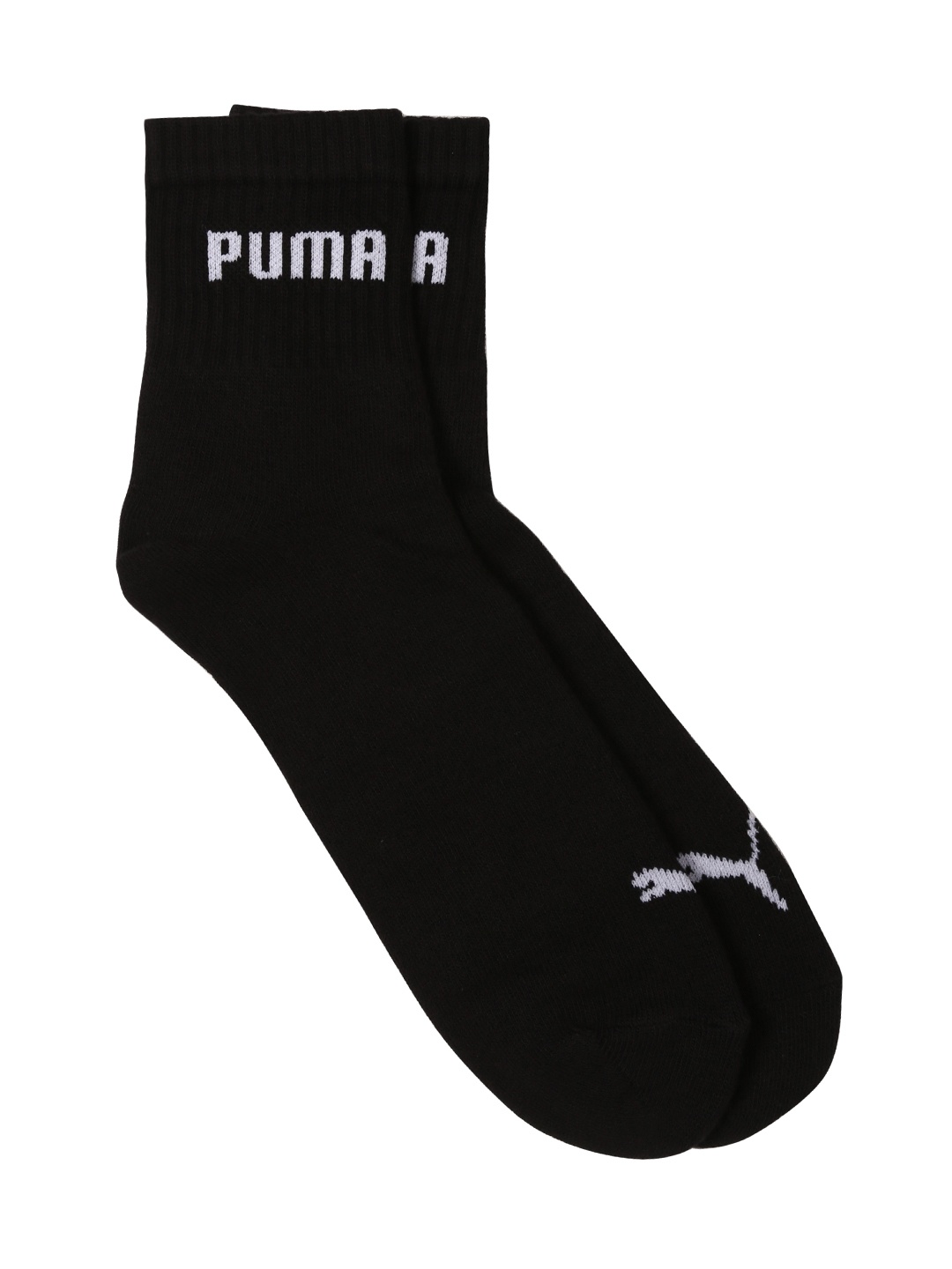 

Puma Unisex Black Above Ankle-Length Socks