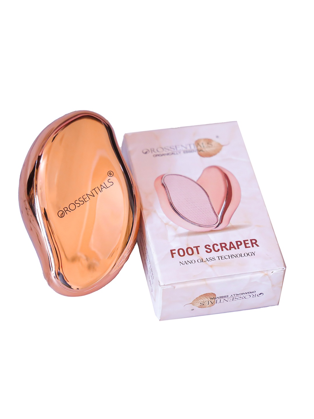 

OROSSENTIALS Foot Scrubber with Nano Glass - Rose-Gold Toned