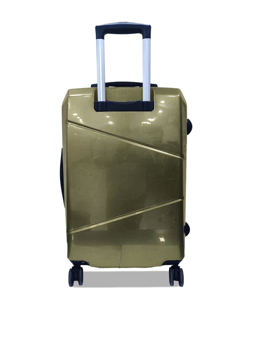 

SWISS MILITARY Textured Water Resistant Hard-Sided Cabin Trolley Suitcase, Gold