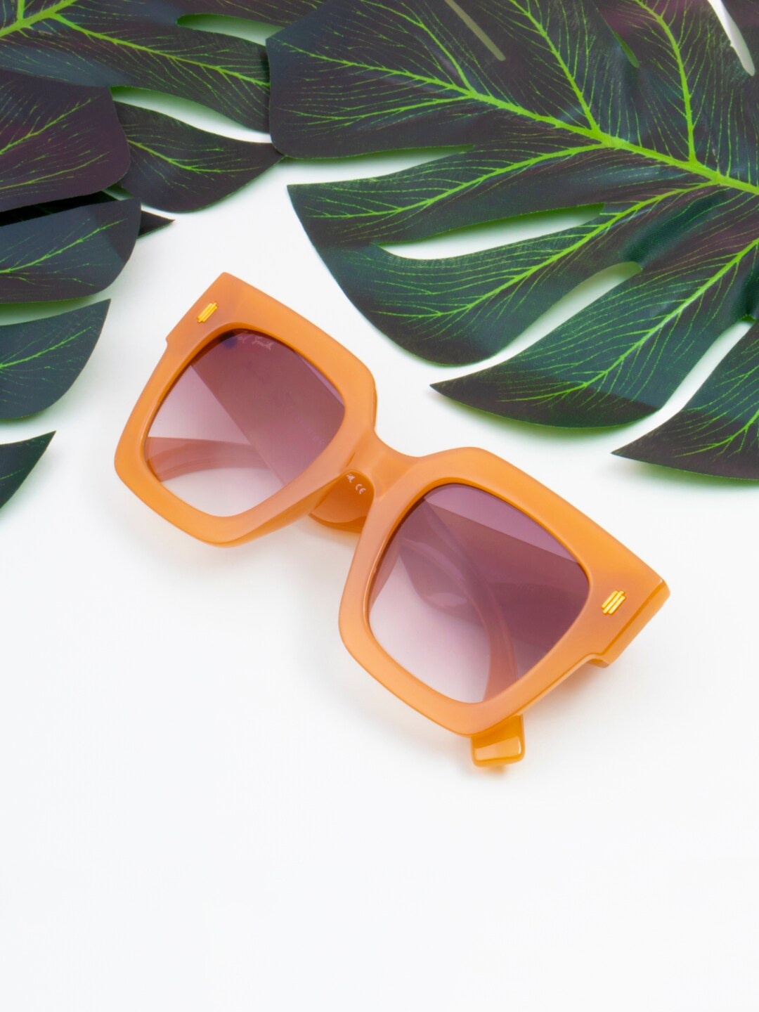 

Ted Smith Lens & Wayfarer Sunglasses with UV Protected Lens, Purple