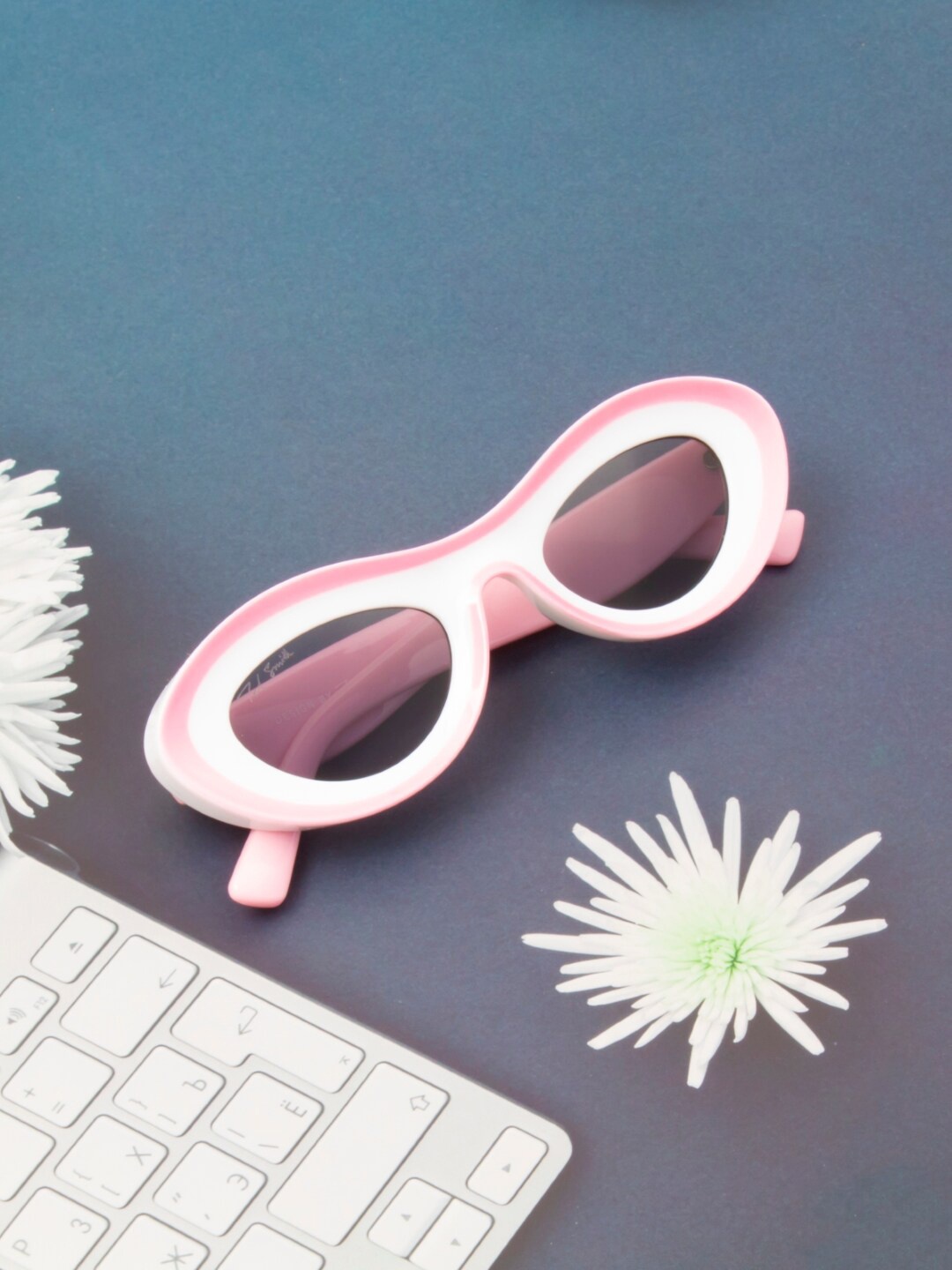 

Ted Smith Women Lens & Cateye Sunglasses with UV Protected Lens, Pink