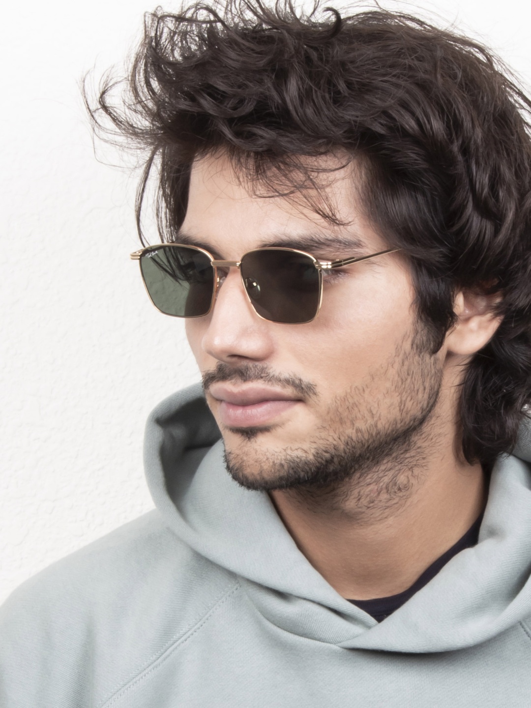 

Ted Smith Lens & Wayfarer Sunglasses with UV Protected Lens, Gold