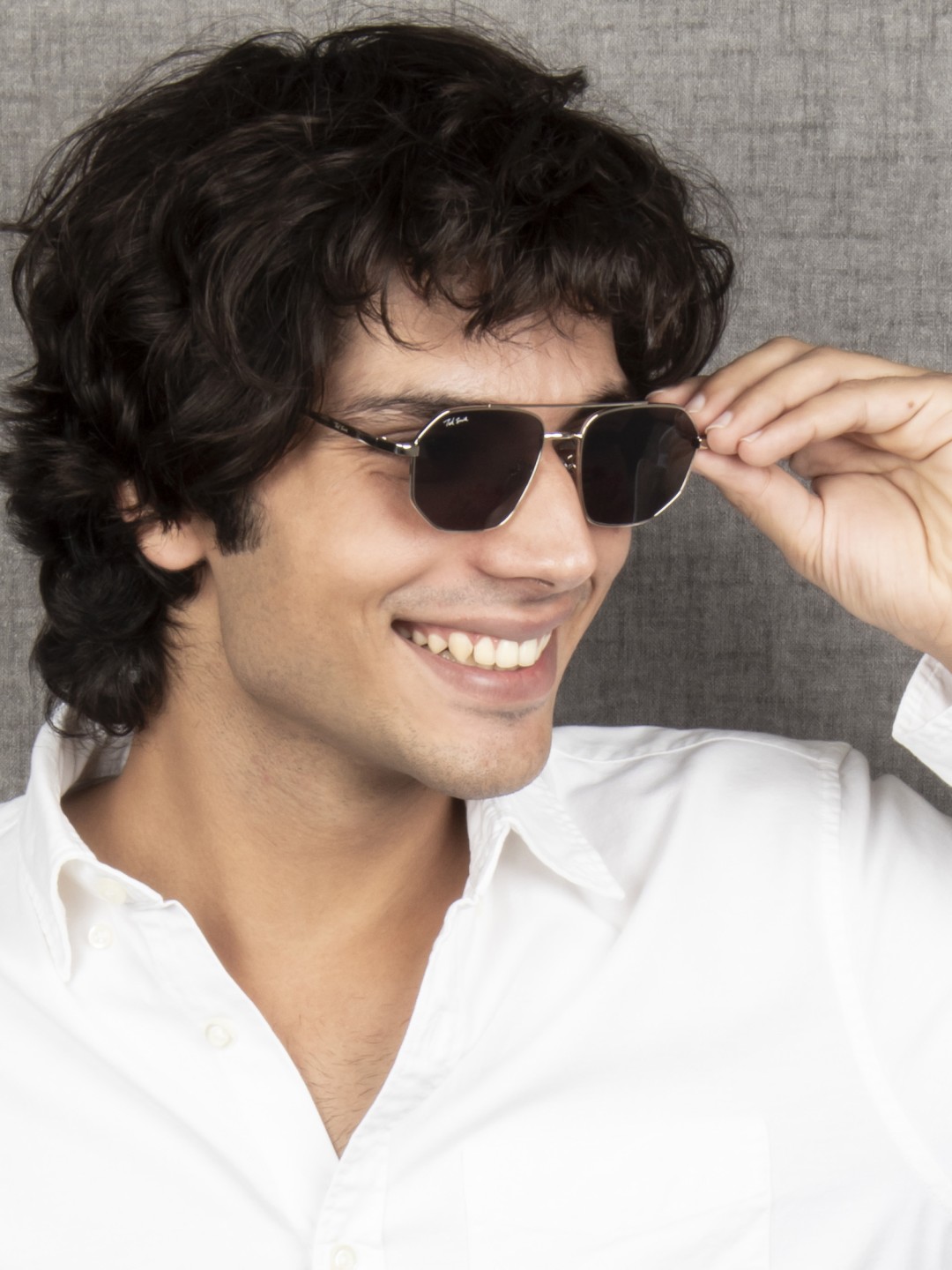 

Ted Smith Lens & Other Sunglasses with UV Protected Lens, Black