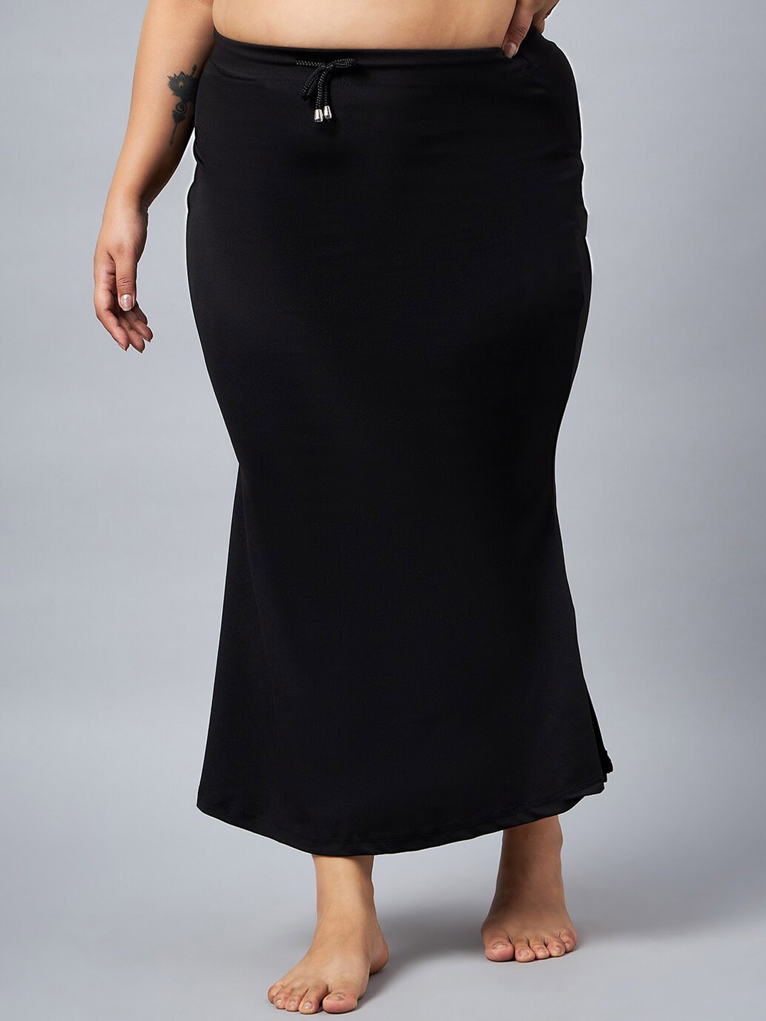 

Curves By ZeroKaata Plus Size Mermaid Fit Saree Shapewear, Black