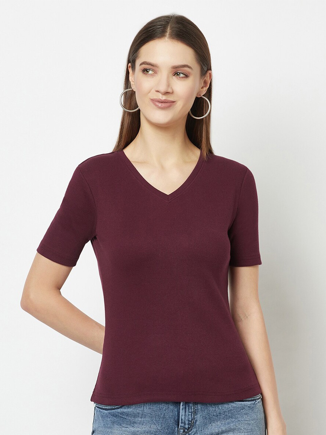 

GLITO Cotton T-shirt, Maroon