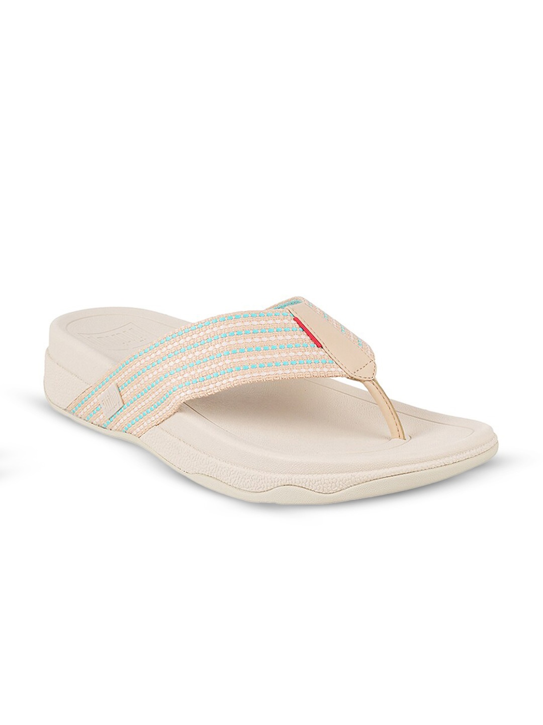 

fitflop Men Striped Comfort Sandals, Beige