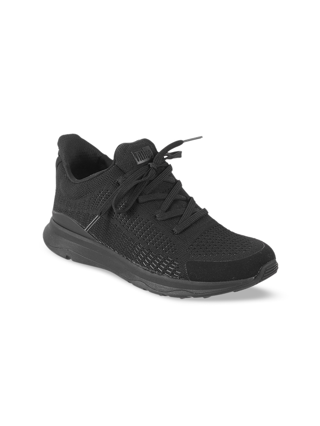 

fitflop Women Woven Design Sneakers, Black
