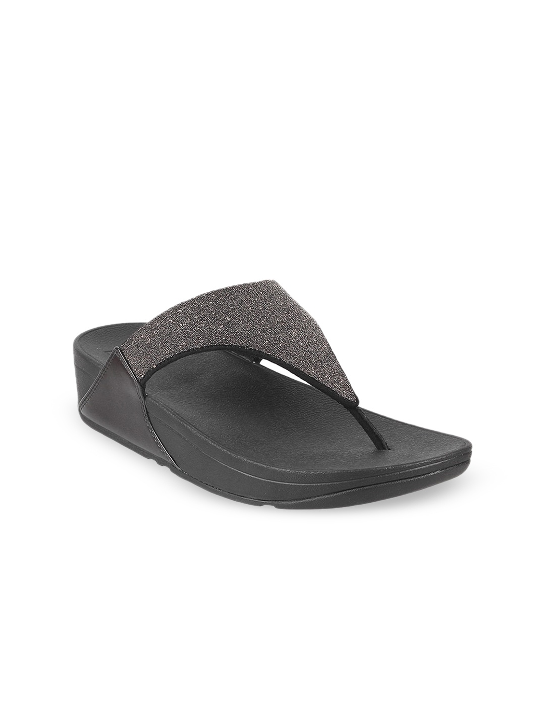 

fitflop Synthetic Embellished Wedges, Black