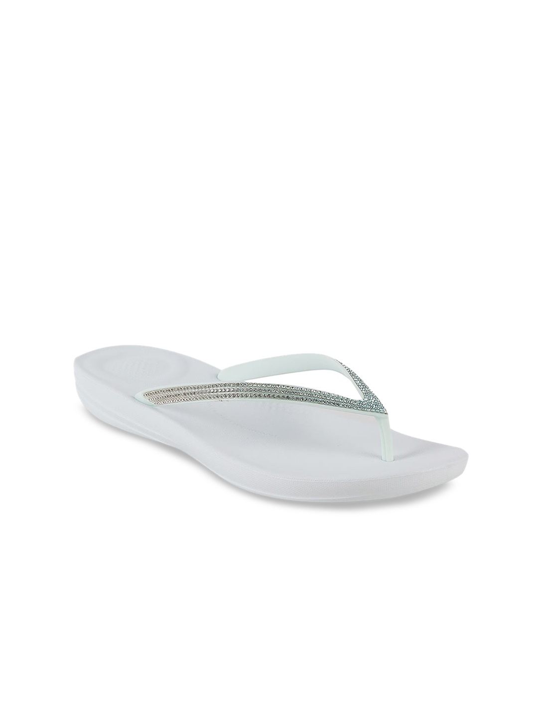 

fitflop Women Embellished Open Toe Flats, Off white