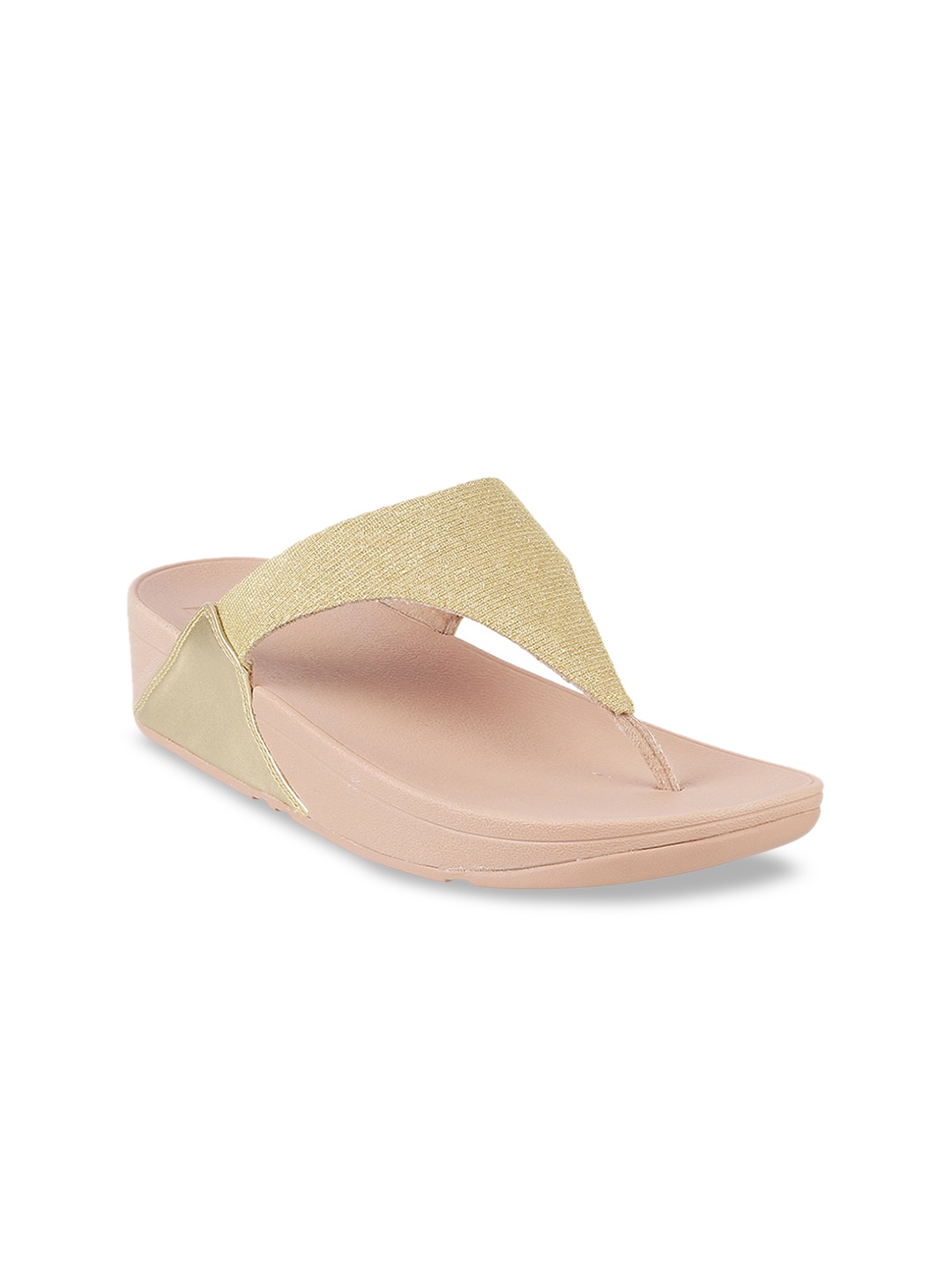 

fitflop Synthetic Open Toe Wedges, Beige