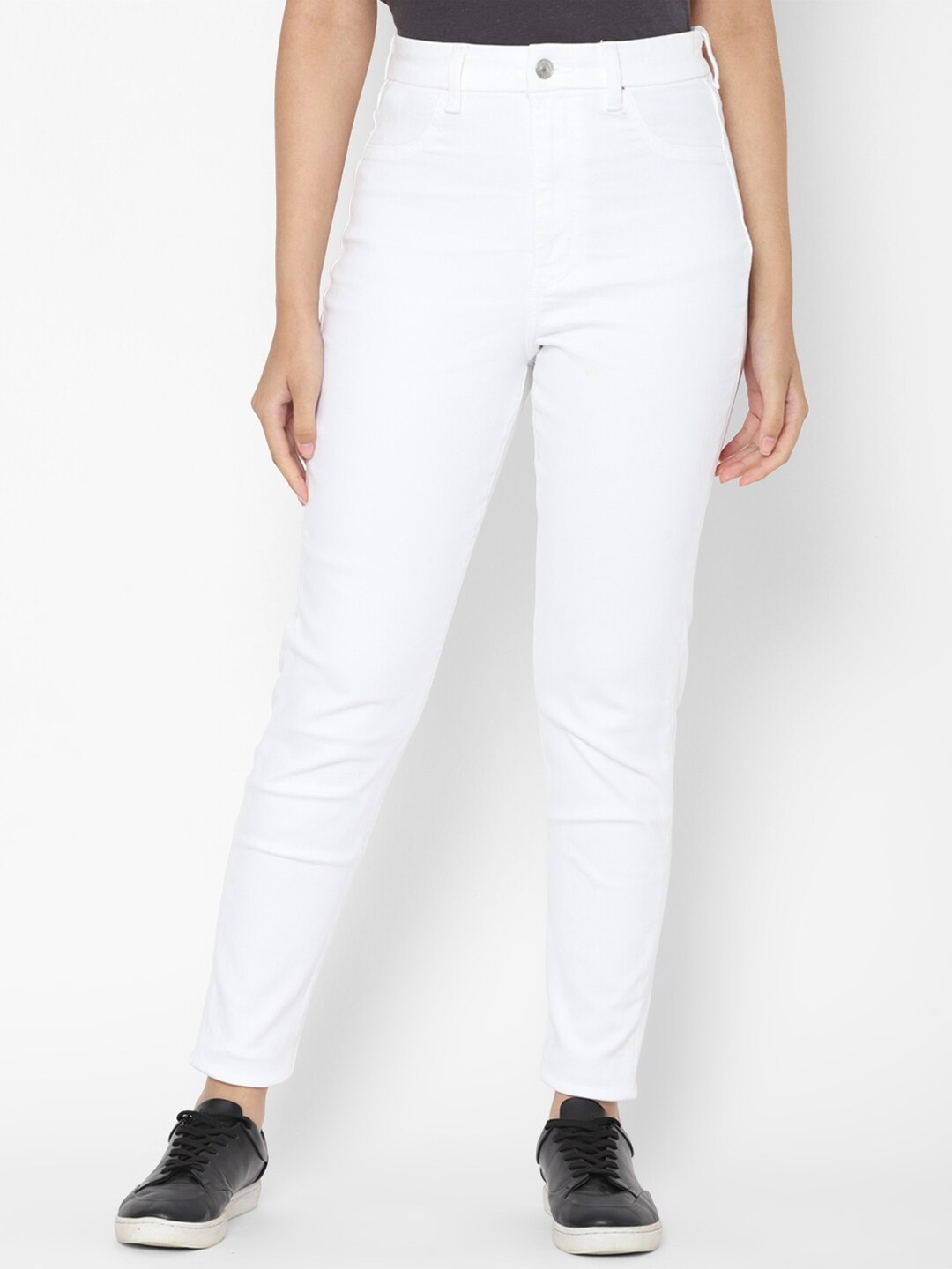 

AMERICAN EAGLE OUTFITTERS Women Slim Fit Cotton Denim Jeggings, White