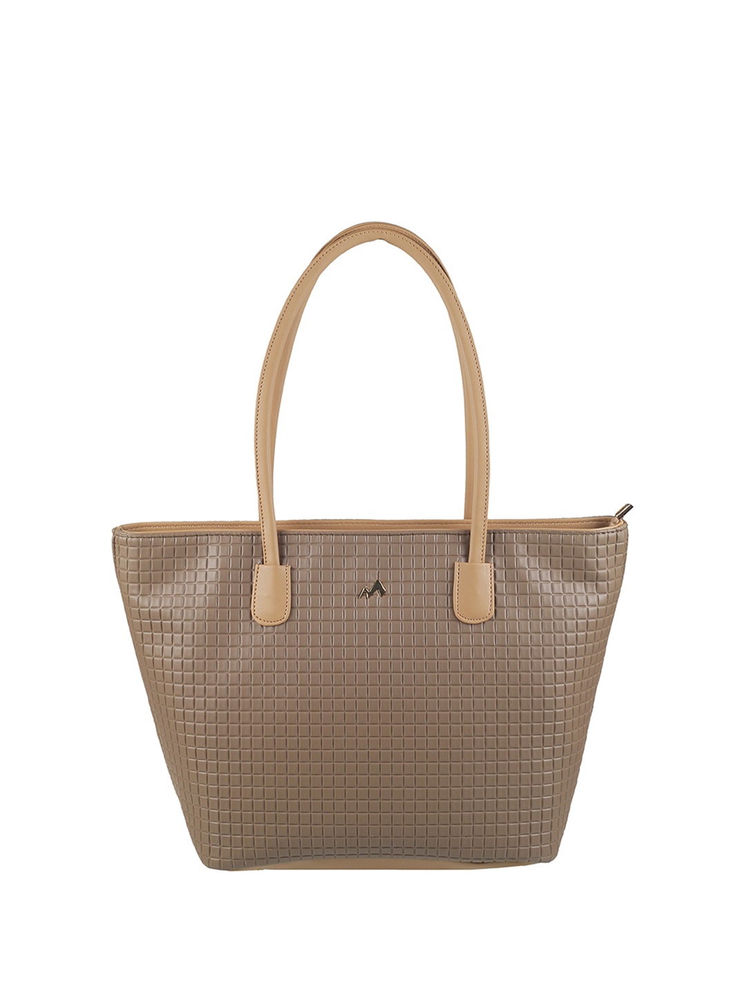 

Metro Khaki Textured Shopper Shoulder Bag