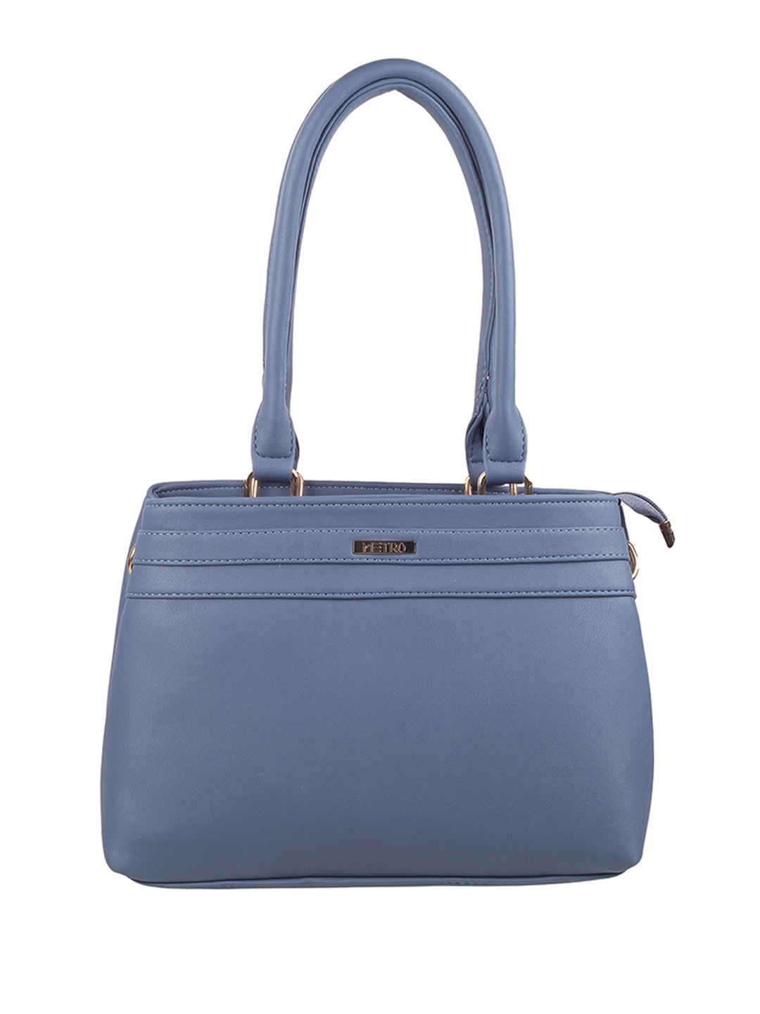 

Metro Structured Shoulder Bag, Blue