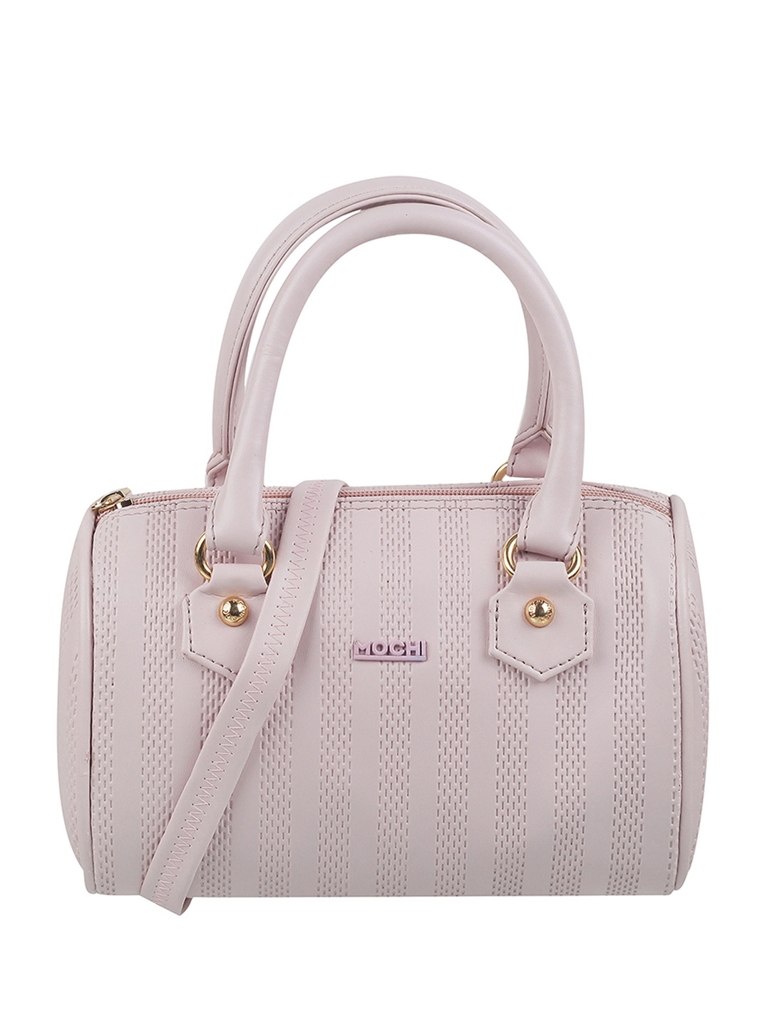 

Mochi Textured Swagger Handheld Bag, Purple