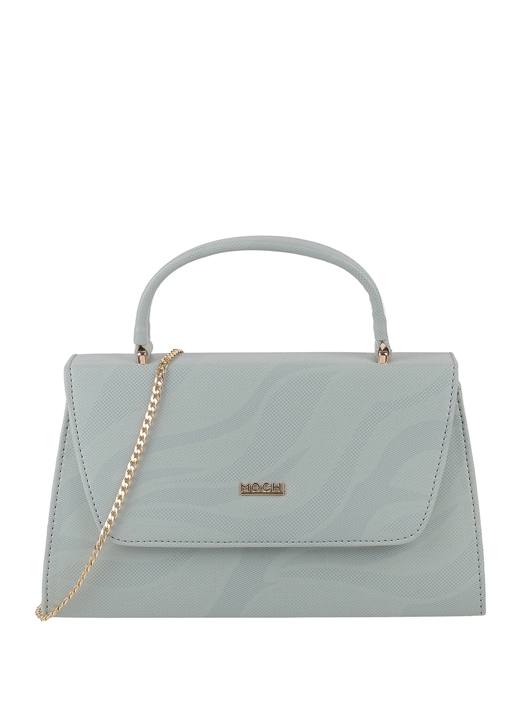 

Mochi Textured Swagger Satchel, Green