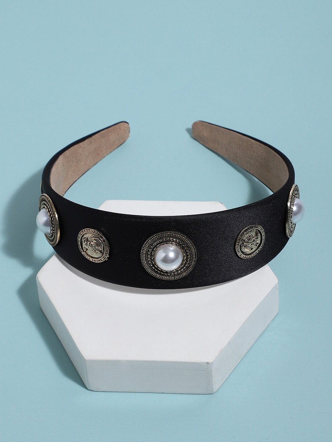 

SOHI Women Beaded Hairband, Black