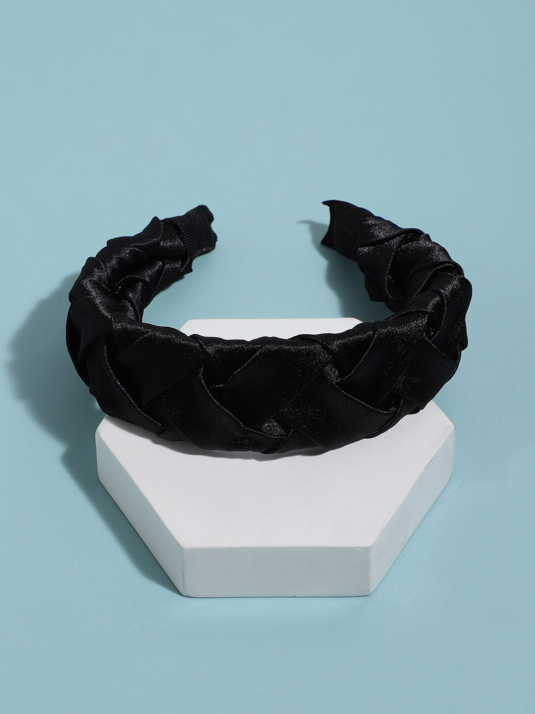 

SOHI Women Braided Hairband, Black