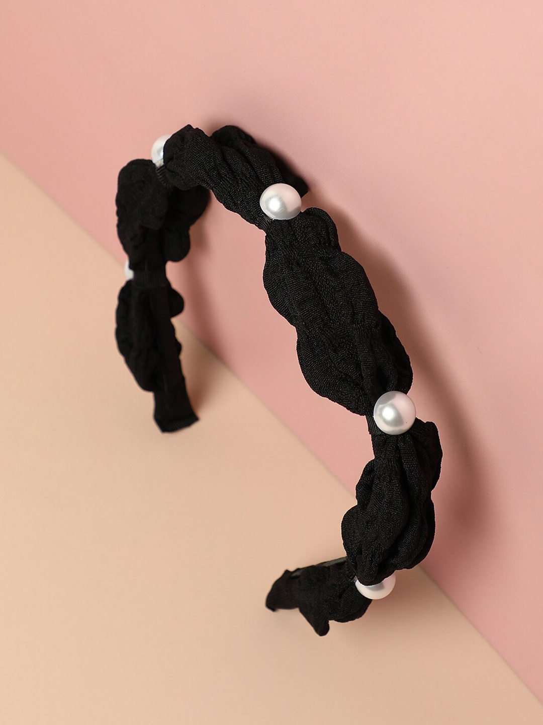 

SOHI Women Beaded Hairband, Black