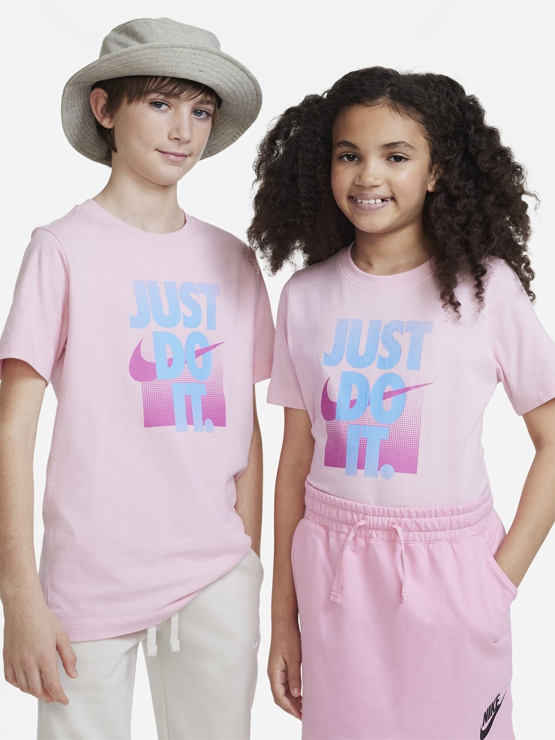 

Nike Kids Printed Sportswear T-Shirt, Pink