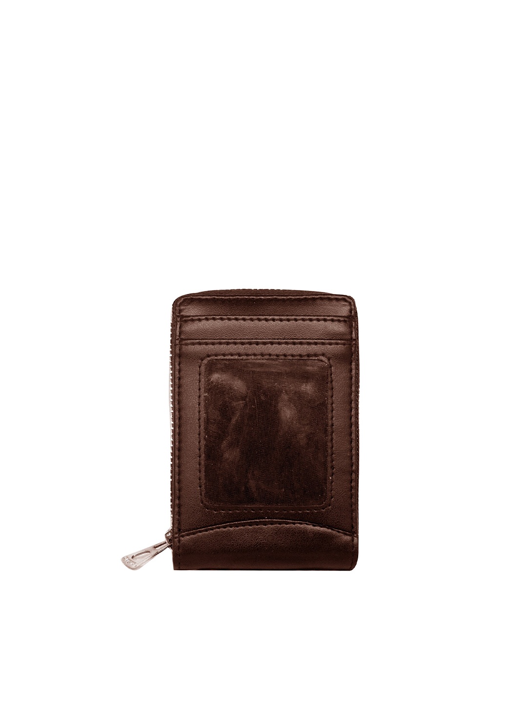 

GREEN DRAGONFLY Textured Card Holder, Coffee brown
