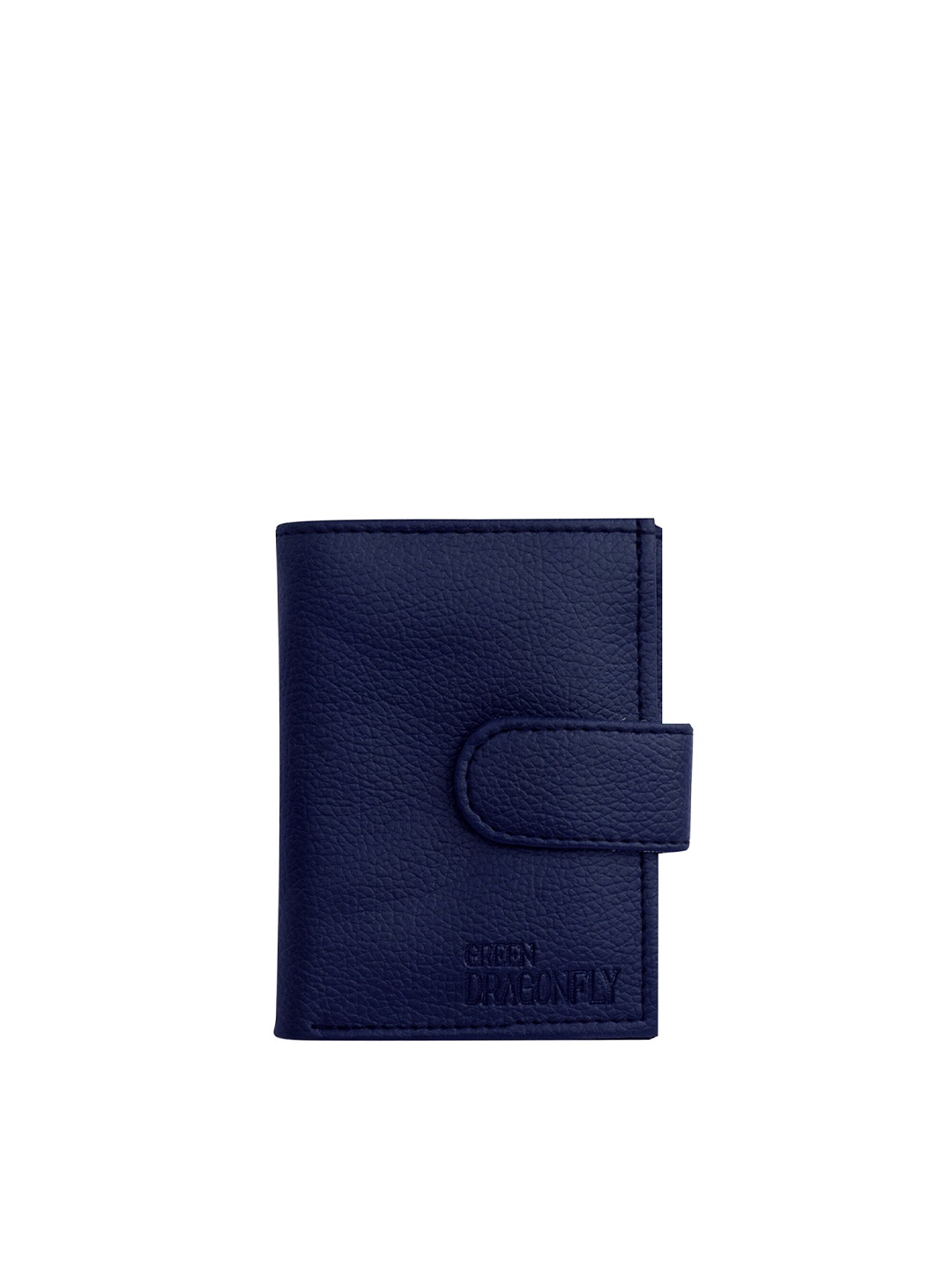 

GREEN DRAGONFLY Textured Card Holder, Blue