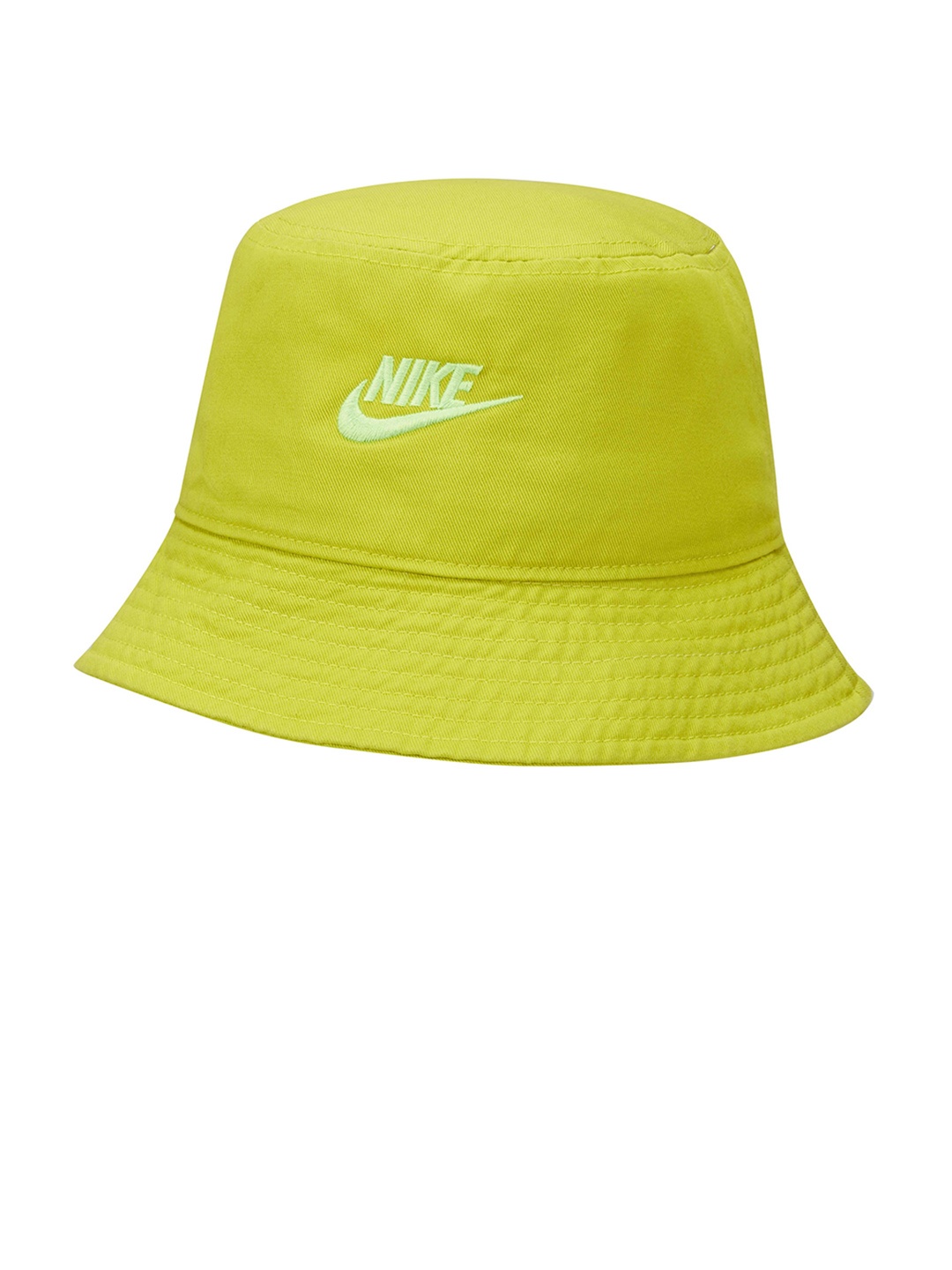 

Nike Women Sportswear Brand Logo Detail Bucket Hat, Lime green