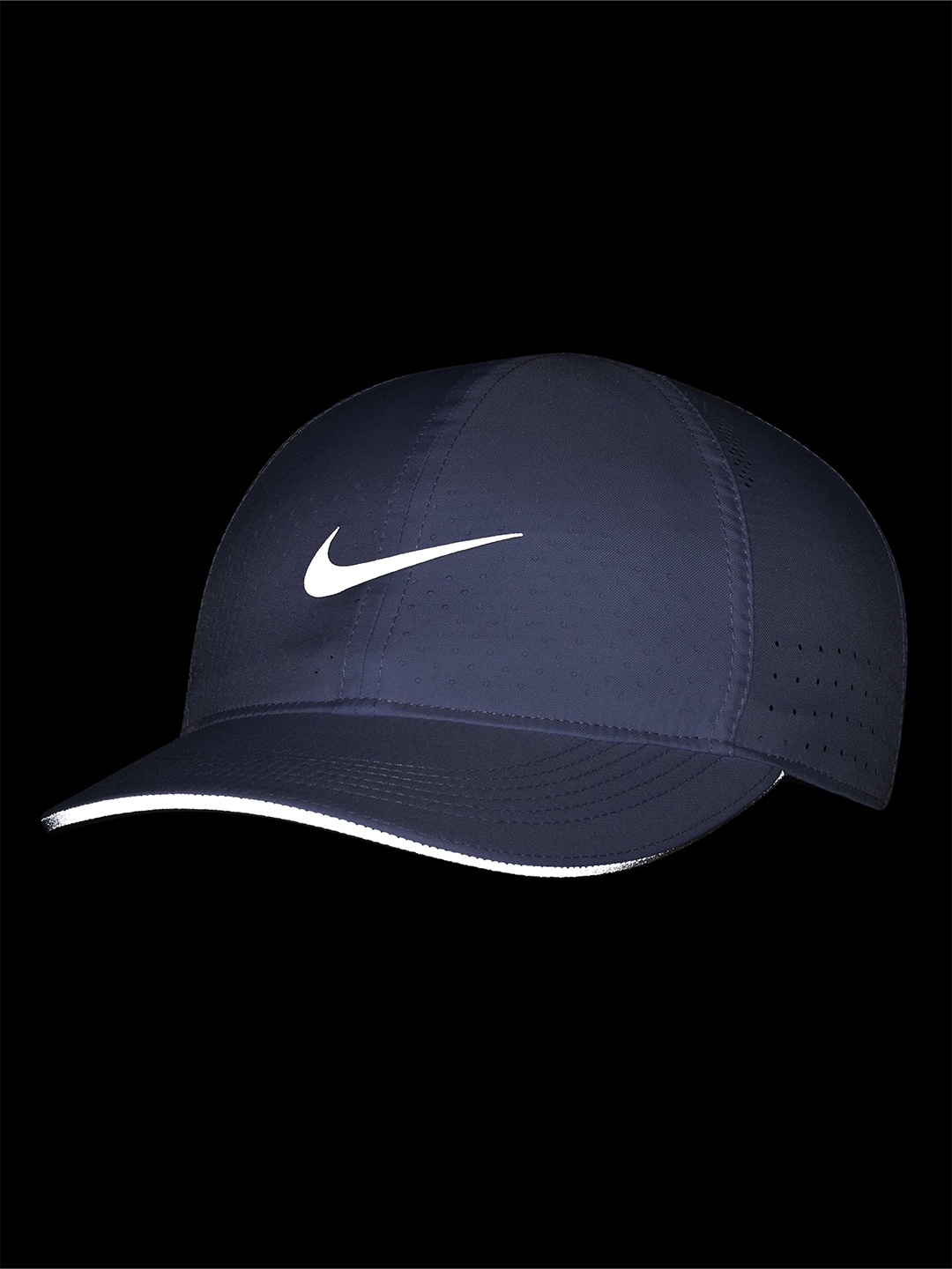 

Nike Women Featherlight Brand Logo Printed Running Cap, Blue