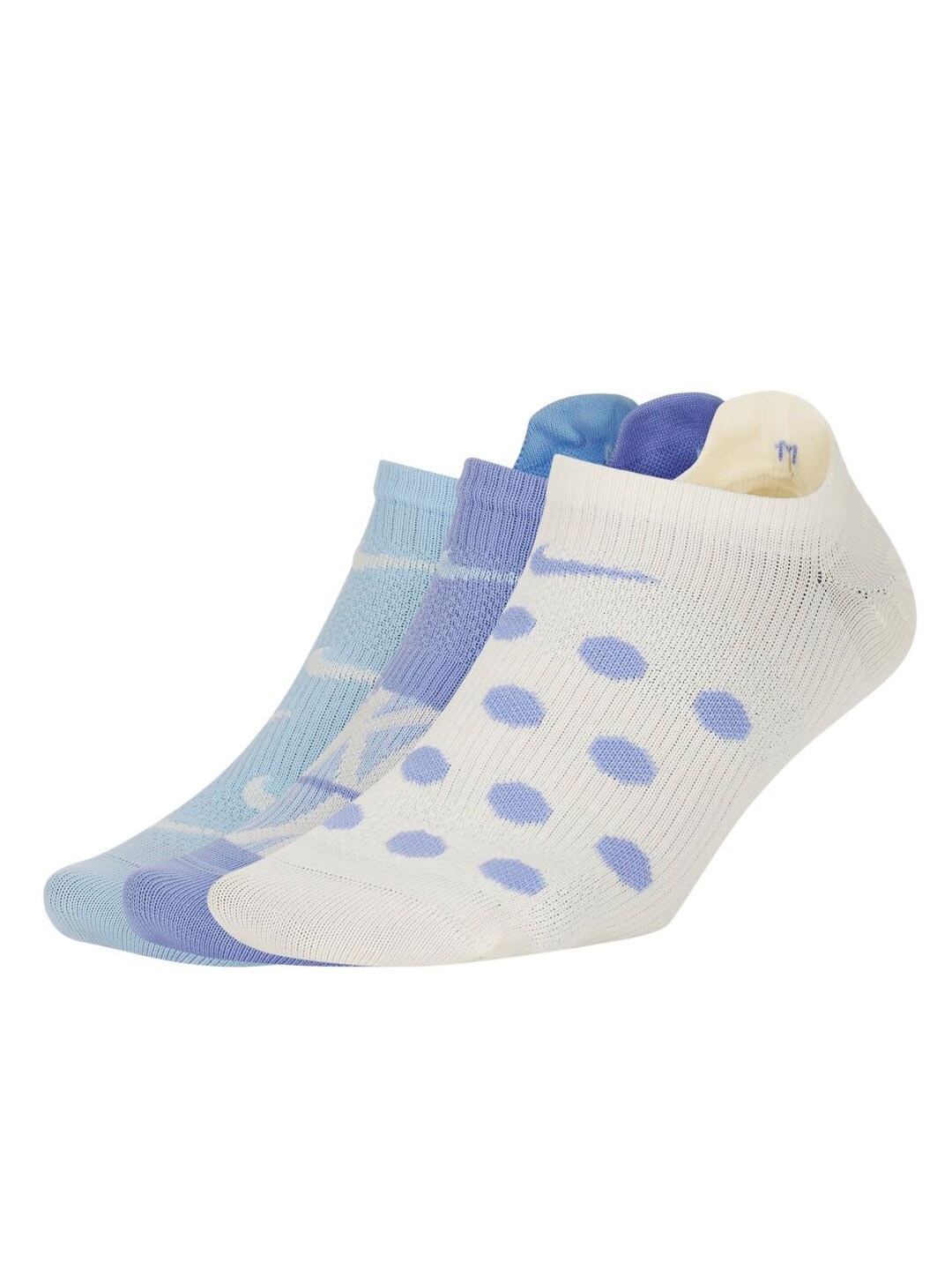 

Nike Women Plus Lightweight Pack Of 3 Ankle-Length Training No-Show Socks, White
