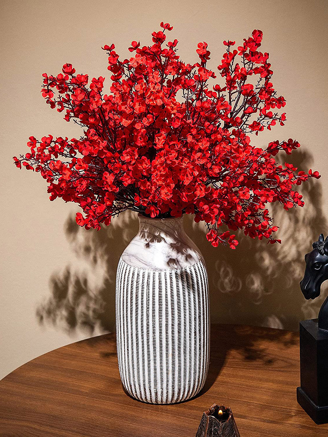 

BS AMOR Red Artificial Gypsophila Flower Bouquet