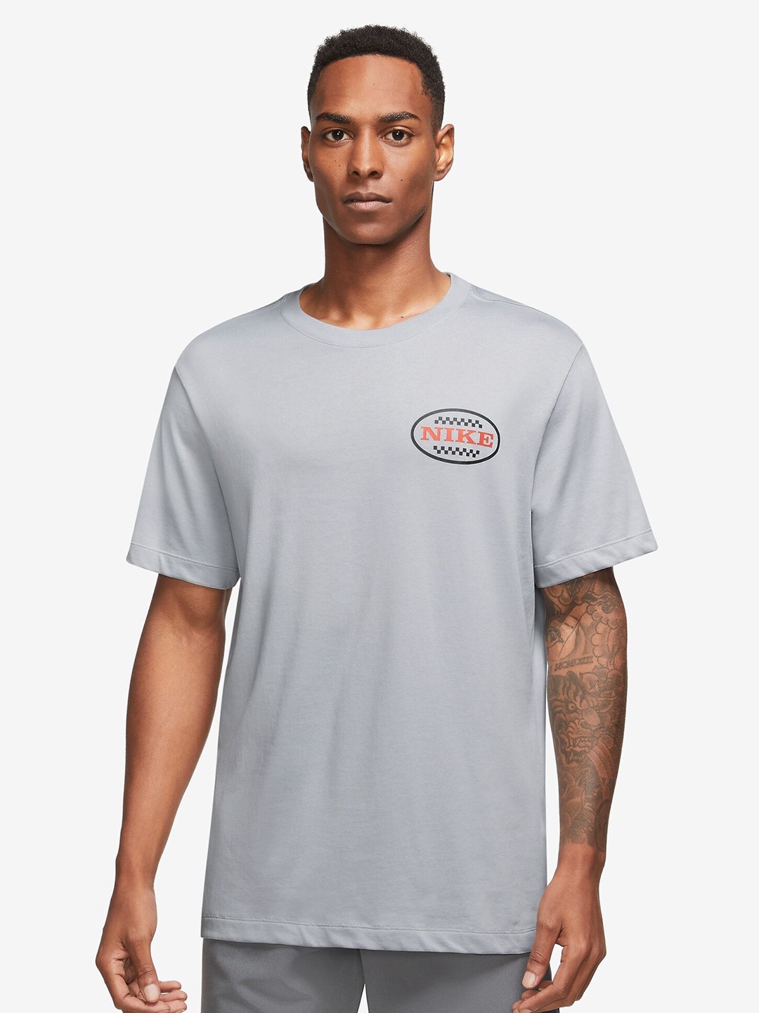 

Nike F.C. Printed Dri-FIT Loose Fit Fitness T-Shirt, Grey