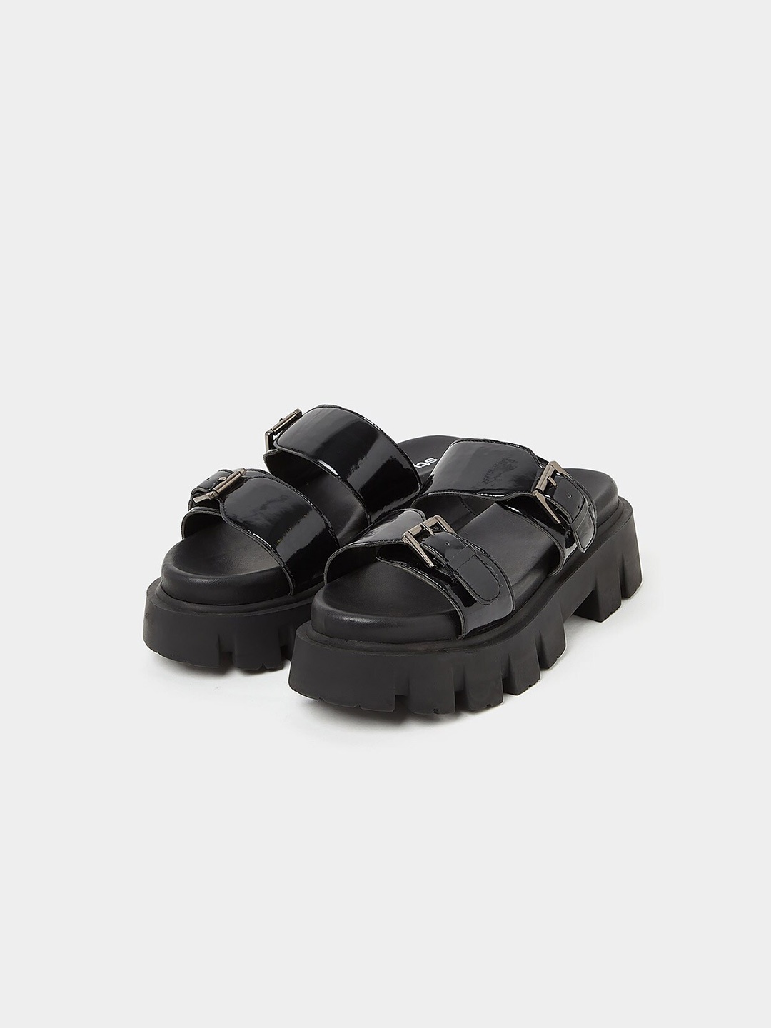 

Styli Flatform Sandals, Black