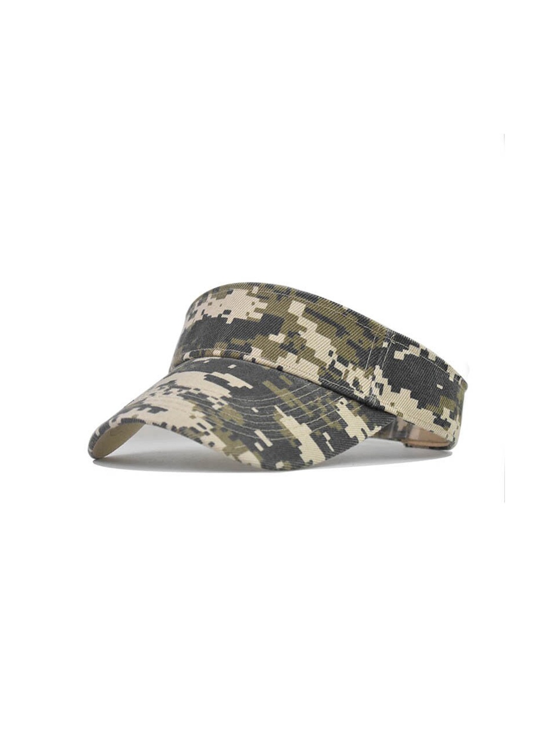 

Alexvyan Women Camouflage Printed Sun Visor UV Protection Visor Cap, Green