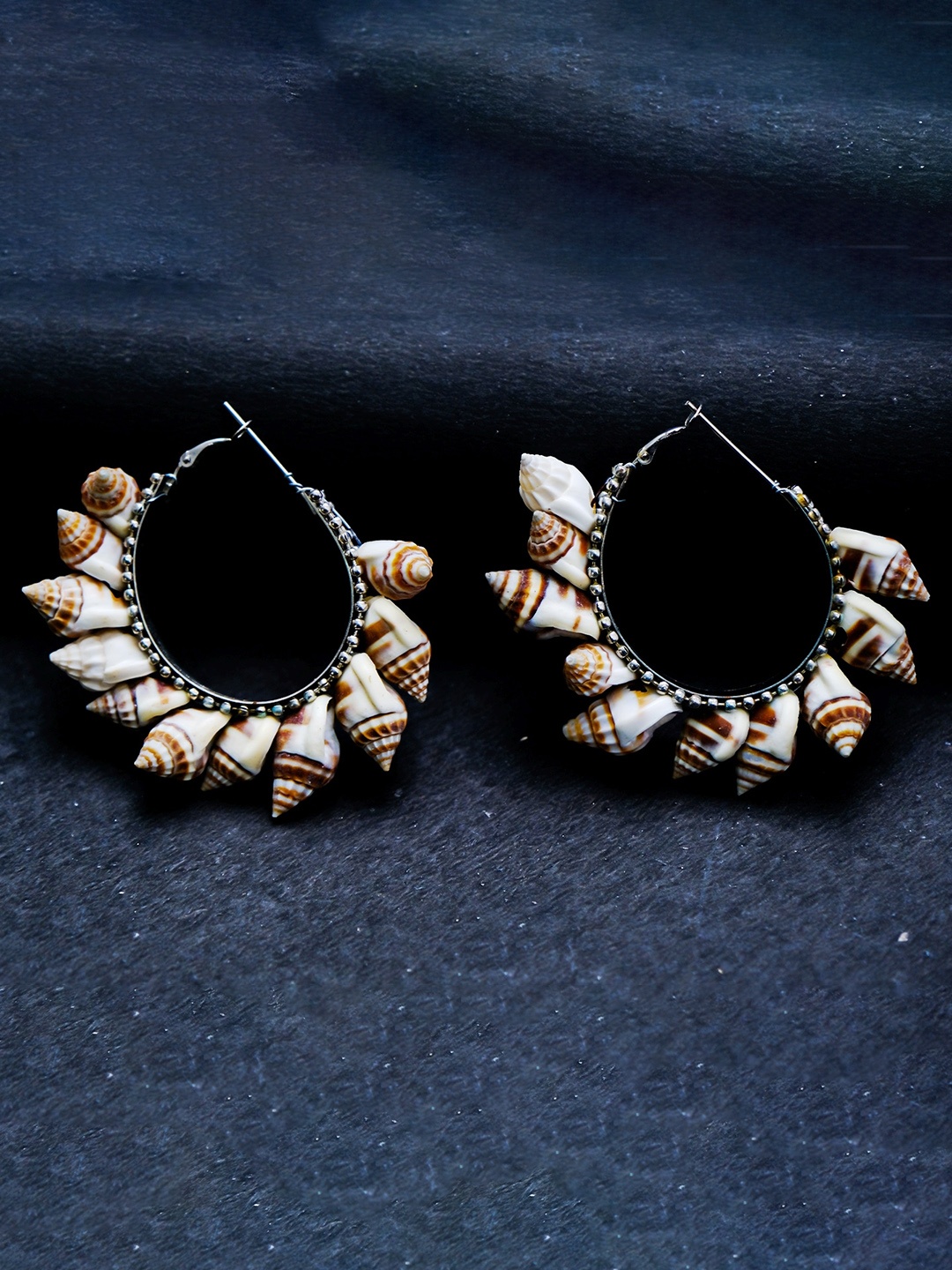 

Ibtida Circular Hoop Earrings, Silver