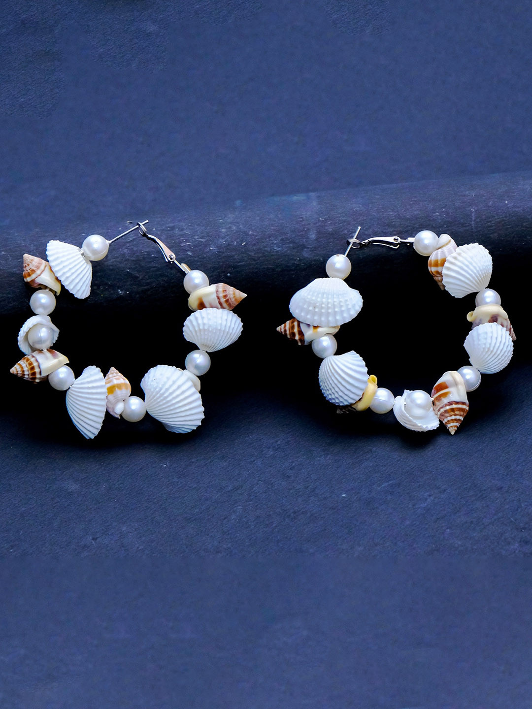 

Ibtida Circular Hoop Earrings, Silver