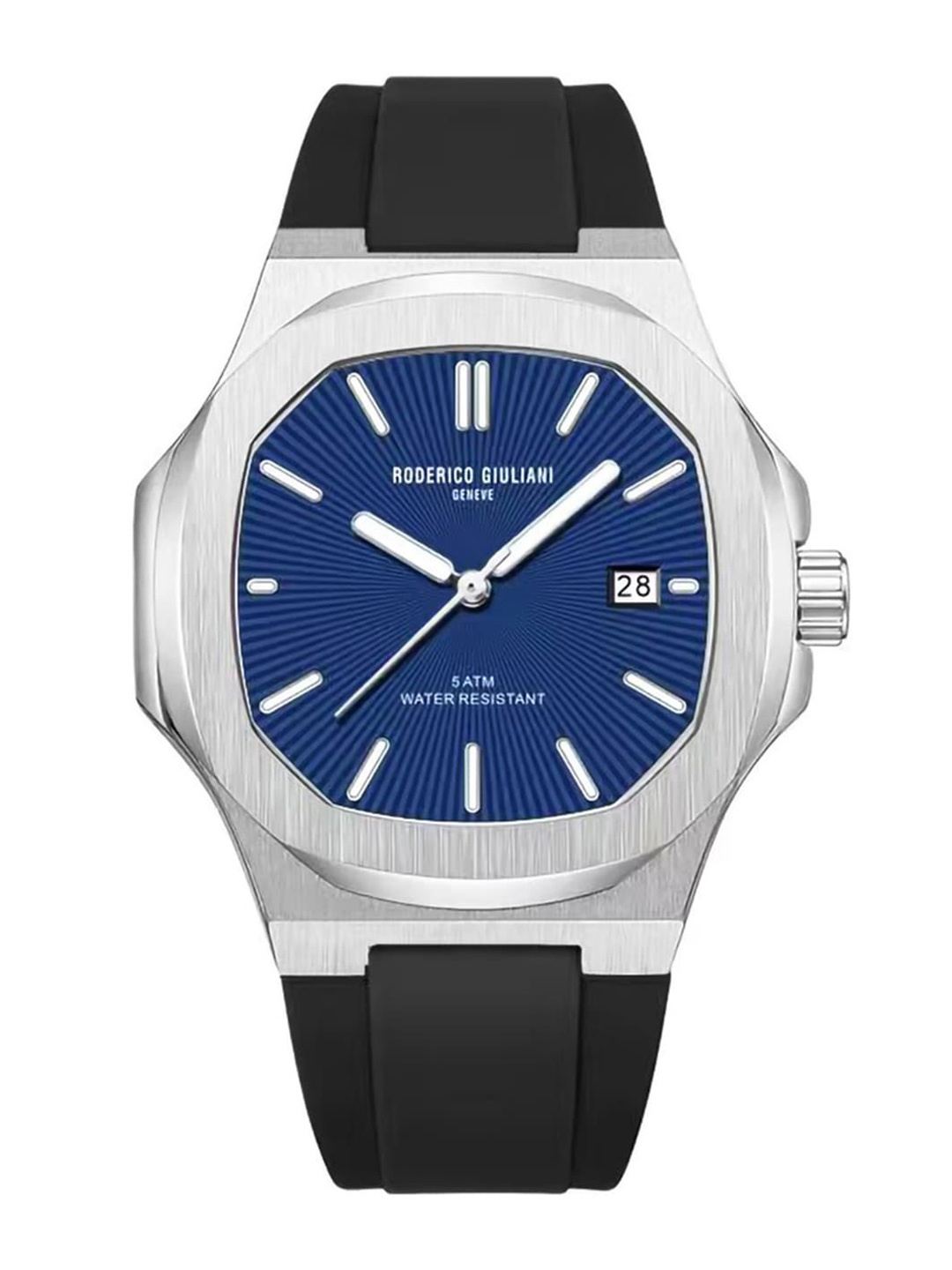 

RODERICO GIULIANI Straps Analogue Watch RG-MSLA77000001, Silver