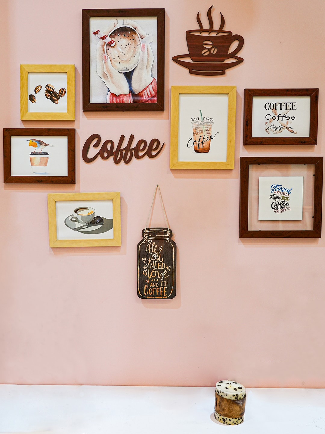 

Art Street Brown & White 6 Pieces Abstract Printed Wall Art
