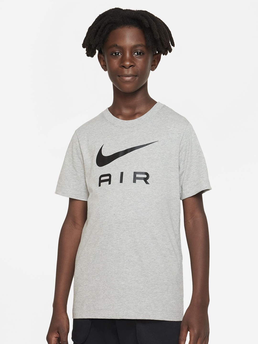 

Nike Boys Air Printed Sportswear T-Shirt, Grey